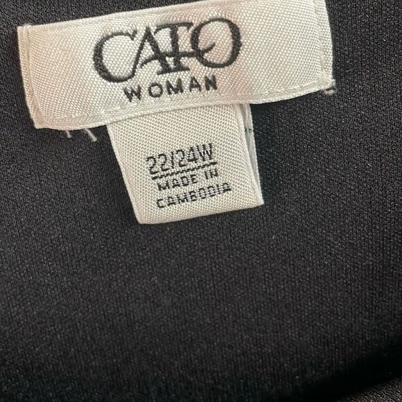 CATO Women Floral 3 Tier Ruffles Capped Sleeve Fairygoth Blouse Size 22/24 - Picture 4 of 6